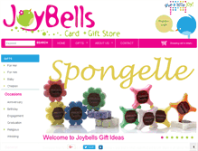 Tablet Screenshot of joybells.com.au